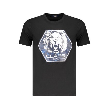 CAVALLI CLASS T-SHIRT MANICHE CORTE UOMO NERO