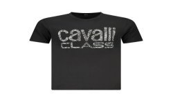 CAVALLI CLASS T-SHIRT MANICHE CORTE UOMO NERO