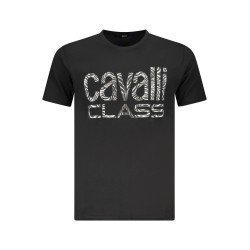 CAVALLI CLASS T-SHIRT MANICHE CORTE UOMO NERO