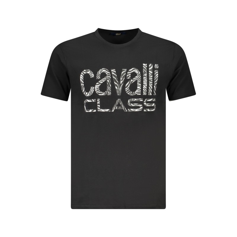 CAVALLI CLASS T-SHIRT MANICHE CORTE UOMO NERO CAVALLI CLASS T-SHIRT MANICHE CORTE UOMO NERO