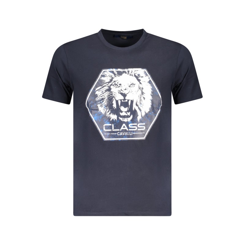 CAVALLI CLASS T-SHIRT MANICHE CORTE UOMO BLU CAVALLI CLASS T-SHIRT MANICHE CORTE UOMO BLU