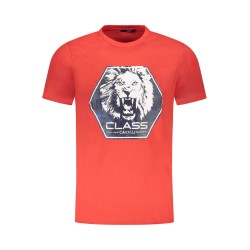 CAVALLI CLASS T-SHIRT MANICHE CORTE UOMO ROSSO