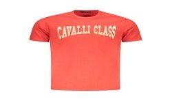 CAVALLI CLASS T-SHIRT MANICHE CORTE UOMO ROSSO