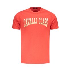 CAVALLI CLASS T-SHIRT MANICHE CORTE UOMO ROSSO