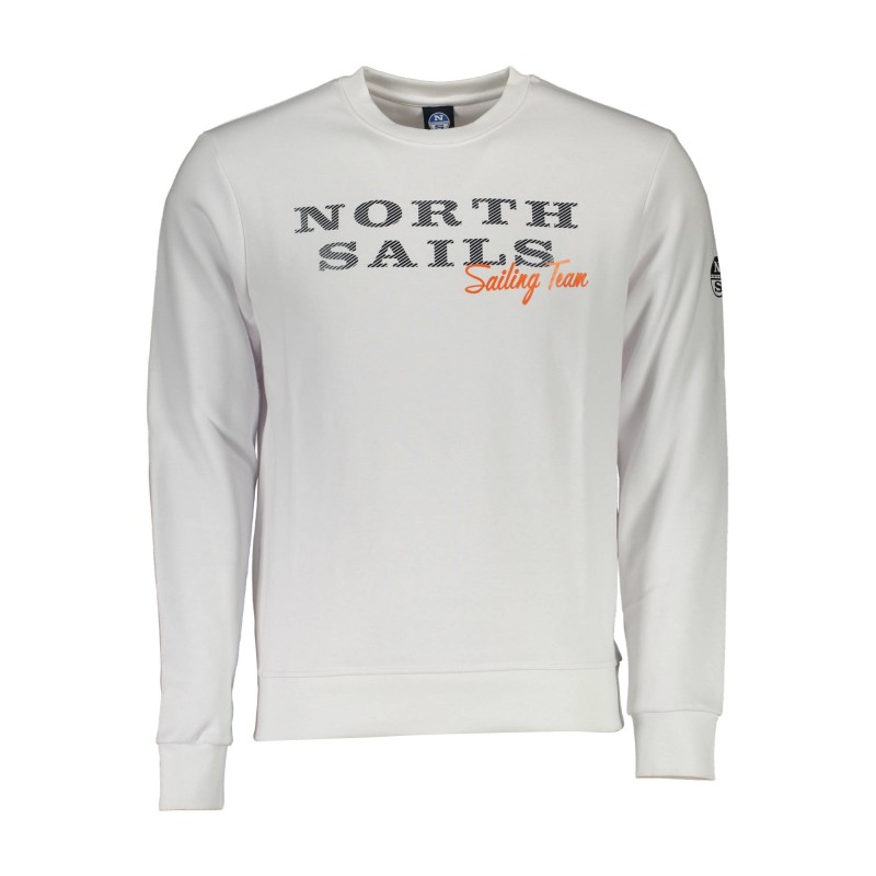 NORTH SAILS FELPA SENZA ZIP UOMO BIANCO