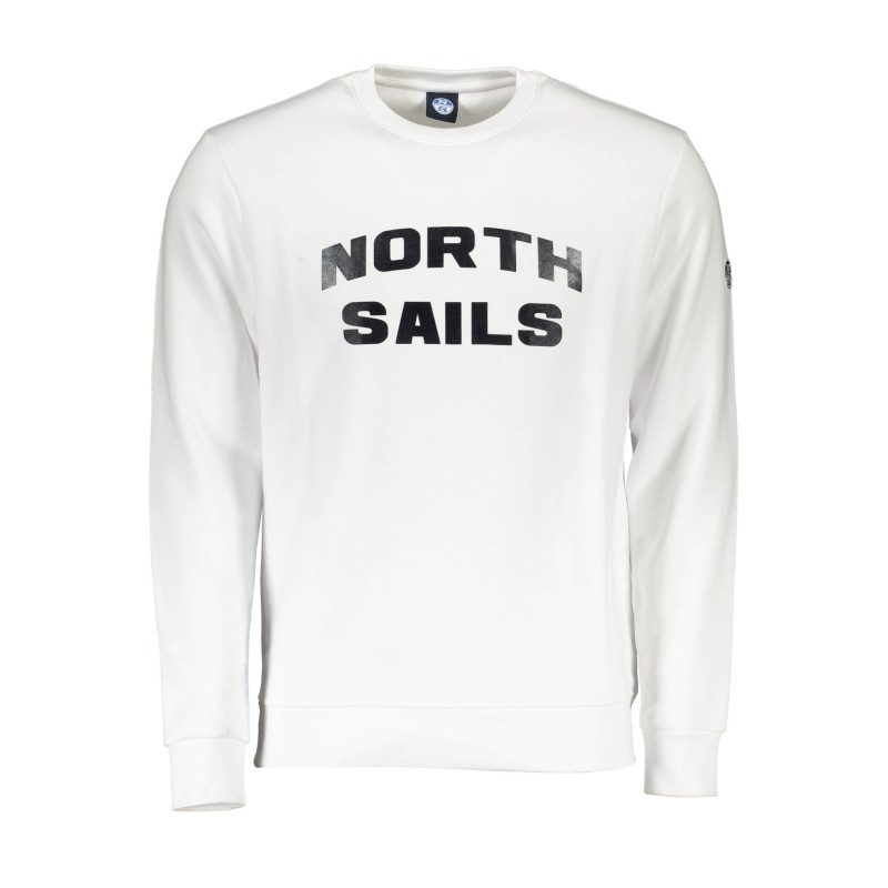 NORTH SAILS FELPA SENZA ZIP UOMO BIANCO