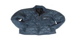 giacca in nylon impermeabile ed imbottita in piumino