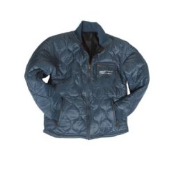 giacca in nylon impermeabile ed imbottita in piumino