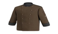 giacca unisex color - 65% polyester - 35% cotton  - brown