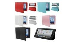 custodia cover in similpelle colorata apple ipad 2 magnetica e pieghevole
