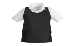 poncho - 65% polyester - 35% cotton - black