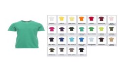 t-shirt sunset girocollo manica corta