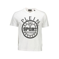 PLEIN SPORT T-SHIRT MANICHE CORTE UOMO BIANCO