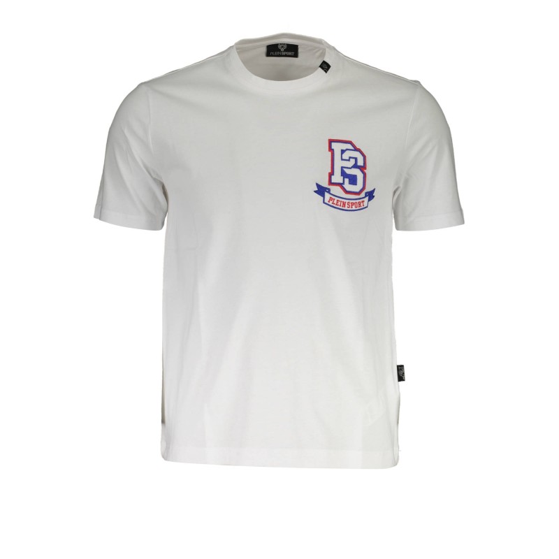 PLEIN SPORT T-SHIRT MANICHE CORTE UOMO BIANCO
