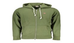 LEVI'S FELPA CON ZIP UOMO VERDE
