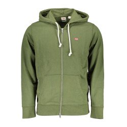 LEVI'S FELPA CON ZIP UOMO VERDE