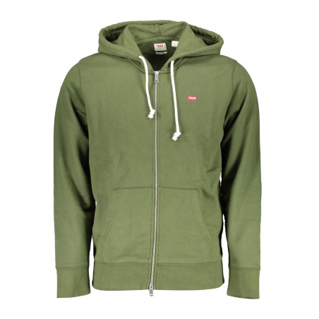 LEVI'S FELPA CON ZIP UOMO VERDE