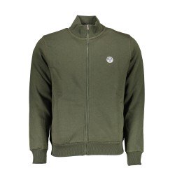 NORTH SAILS FELPA CON ZIP UOMO VERDE