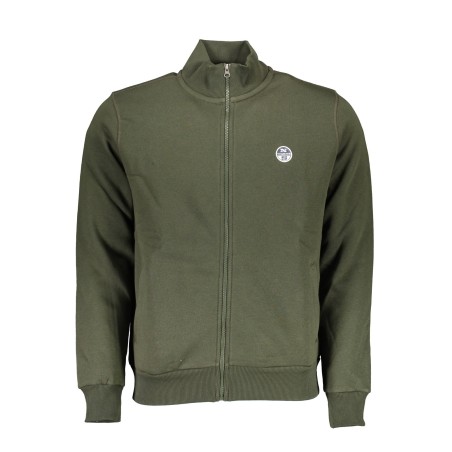 NORTH SAILS FELPA CON ZIP UOMO VERDE