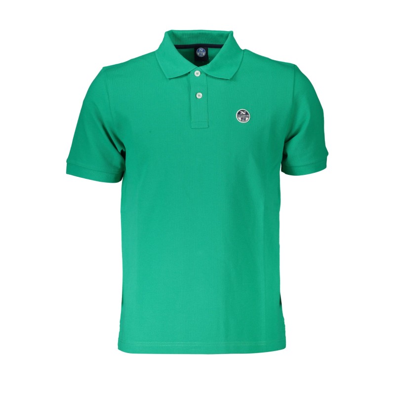 NORTH SAILS POLO MANICHE CORTE UOMO VERDE