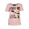 SILVIAN HEACH T-SHIRT MANICHE CORTE DONNA ROSA