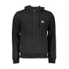 CAVALLI CLASS FELPA CON ZIP UOMO NERO