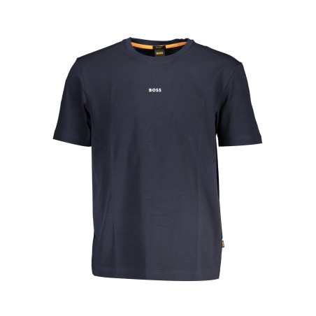HUGO BOSS T-SHIRT MANICHE CORTE UOMO BLU