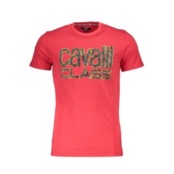CAVALLI CLASS T-SHIRT MANICHE CORTE UOMO ROSSO
