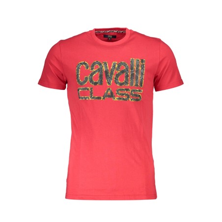 CAVALLI CLASS T-SHIRT MANICHE CORTE UOMO ROSSO