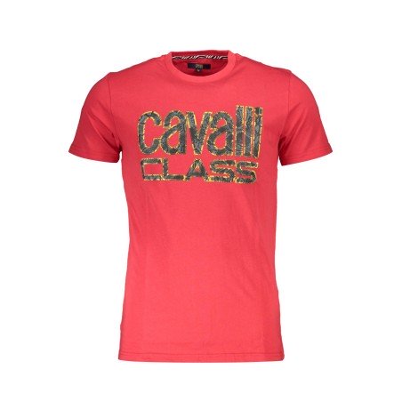 CAVALLI CLASS T-SHIRT MANICHE CORTE UOMO ROSSO