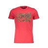 CAVALLI CLASS T-SHIRT MANICHE CORTE UOMO ROSSO