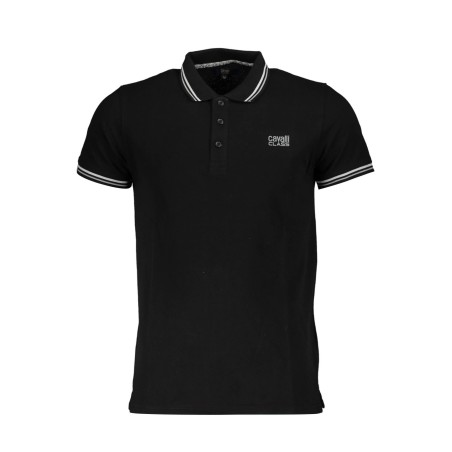 CAVALLI CLASS POLO MANICHE CORTE UOMO NERO