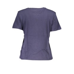 TOMMY HILFIGER T-SHIRT MANICHE CORTE DONNA BLU