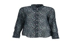 GANT CAMICIA MANICHE LUNGHE DONNA BLU