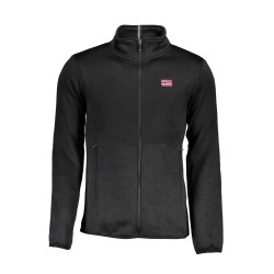 NORWAY 1963 FELPA CON ZIP UOMO NERO