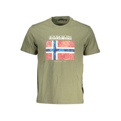 NAPAPIJRI T-SHIRT MANICHE CORTE UOMO VERDE
