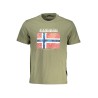 NAPAPIJRI T-SHIRT MANICHE CORTE UOMO VERDE