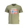 NAPAPIJRI T-SHIRT MANICHE CORTE UOMO VERDE