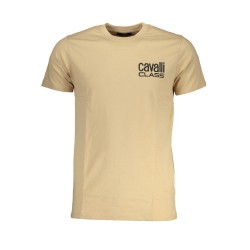 CAVALLI CLASS T-SHIRT MANICHE CORTE UOMO BEIGE