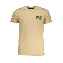 CAVALLI CLASS T-SHIRT MANICHE CORTE UOMO BEIGE