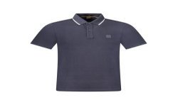 HUGO BOSS POLO MANICHE CORTE UOMO BLU