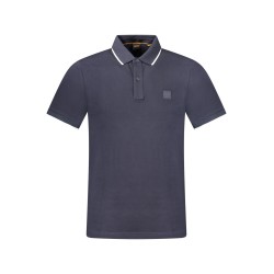 HUGO BOSS POLO MANICHE CORTE UOMO BLU