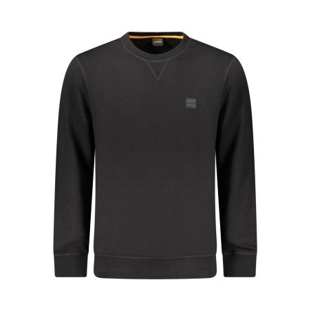 HUGO BOSS FELPA SENZA ZIP UOMO NERO