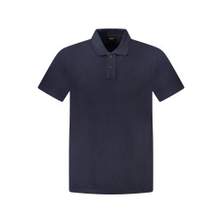 HUGO BOSS POLO MANICHE CORTE UOMO BLU