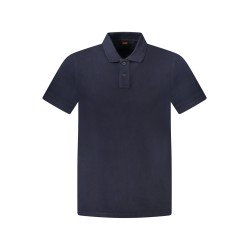 HUGO BOSS POLO MANICHE CORTE UOMO BLU