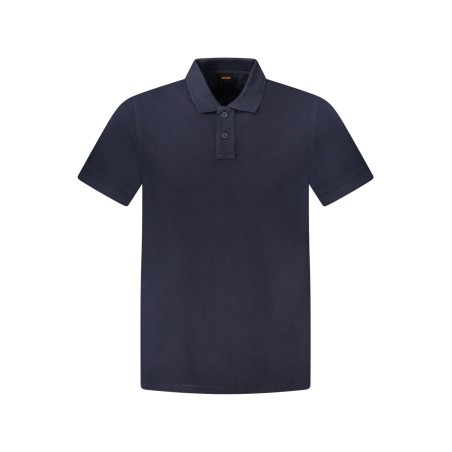 HUGO BOSS POLO MANICHE CORTE UOMO BLU