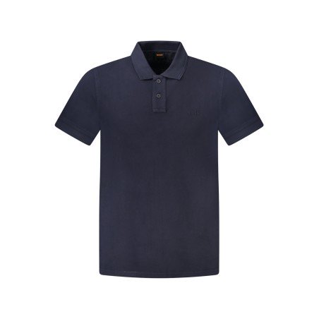 HUGO BOSS POLO MANICHE CORTE UOMO BLU