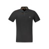 HUGO BOSS POLO MANICHE CORTE UOMO NERO