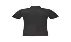 HUGO BOSS POLO MANICHE CORTE UOMO NERO