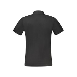 HUGO BOSS POLO MANICHE CORTE UOMO NERO